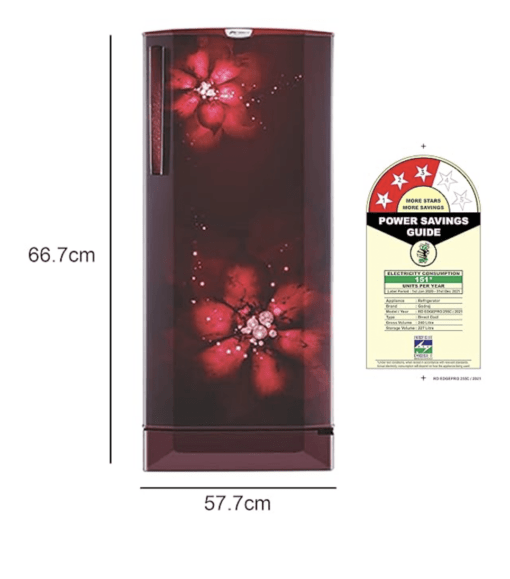 Godrej 210L 3 Star Single Door Refrigerator - RD EDGEPRO 225C 33 TDF ZN WN ( 52141501SD02342) - Image 2